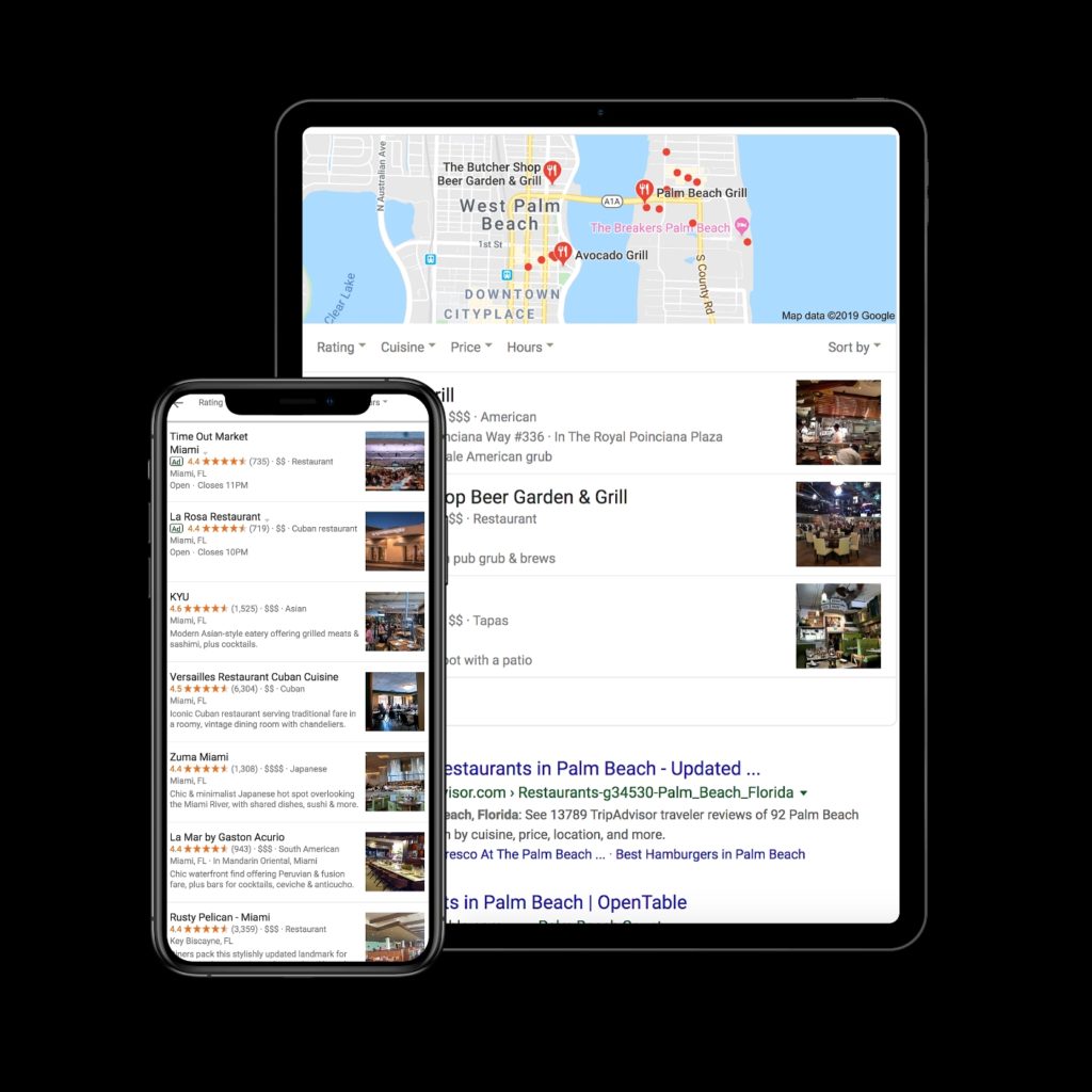 restaurant marketing and seo in west palm beach florida