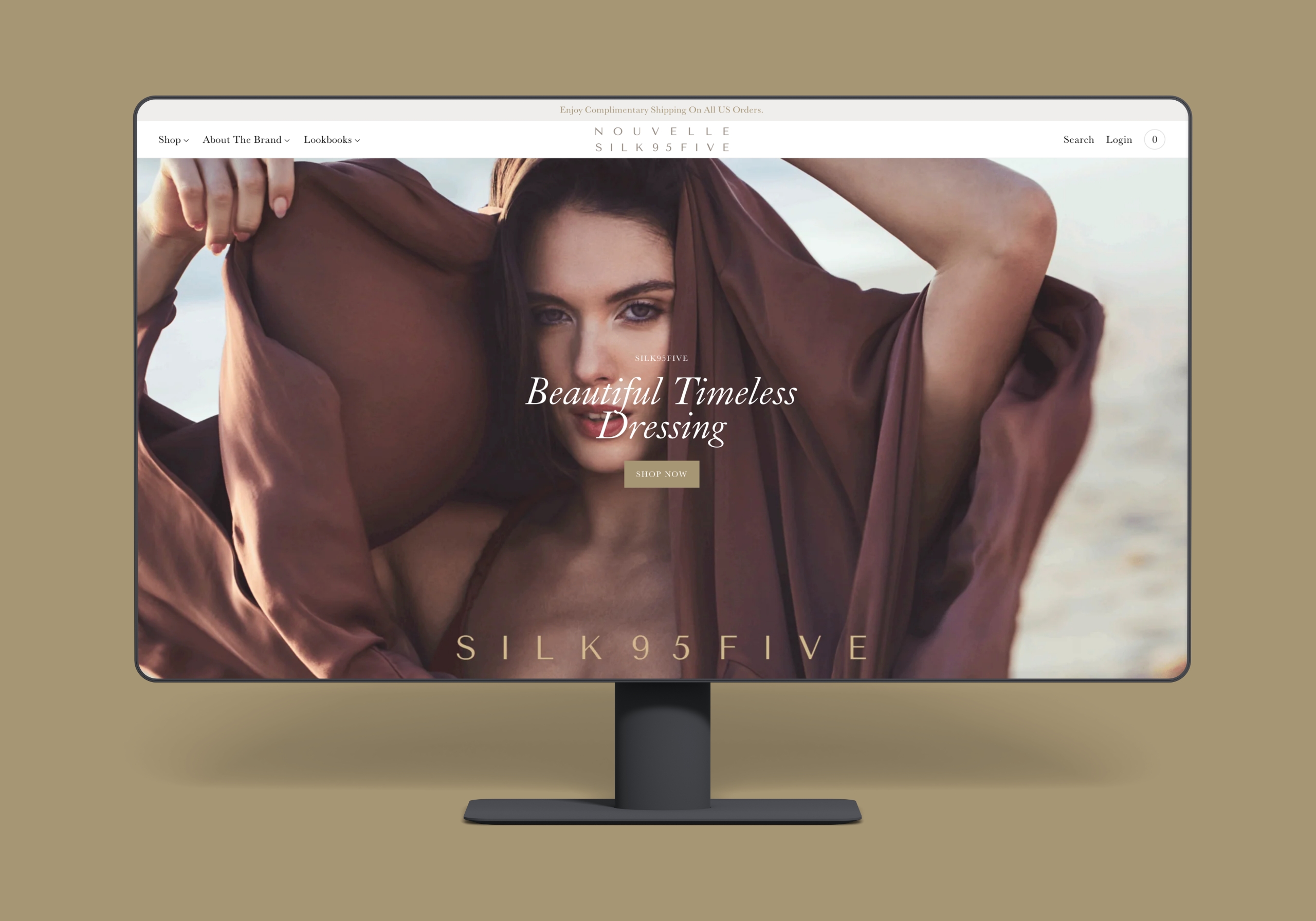 Nouvelle Silk 95Five Website Design