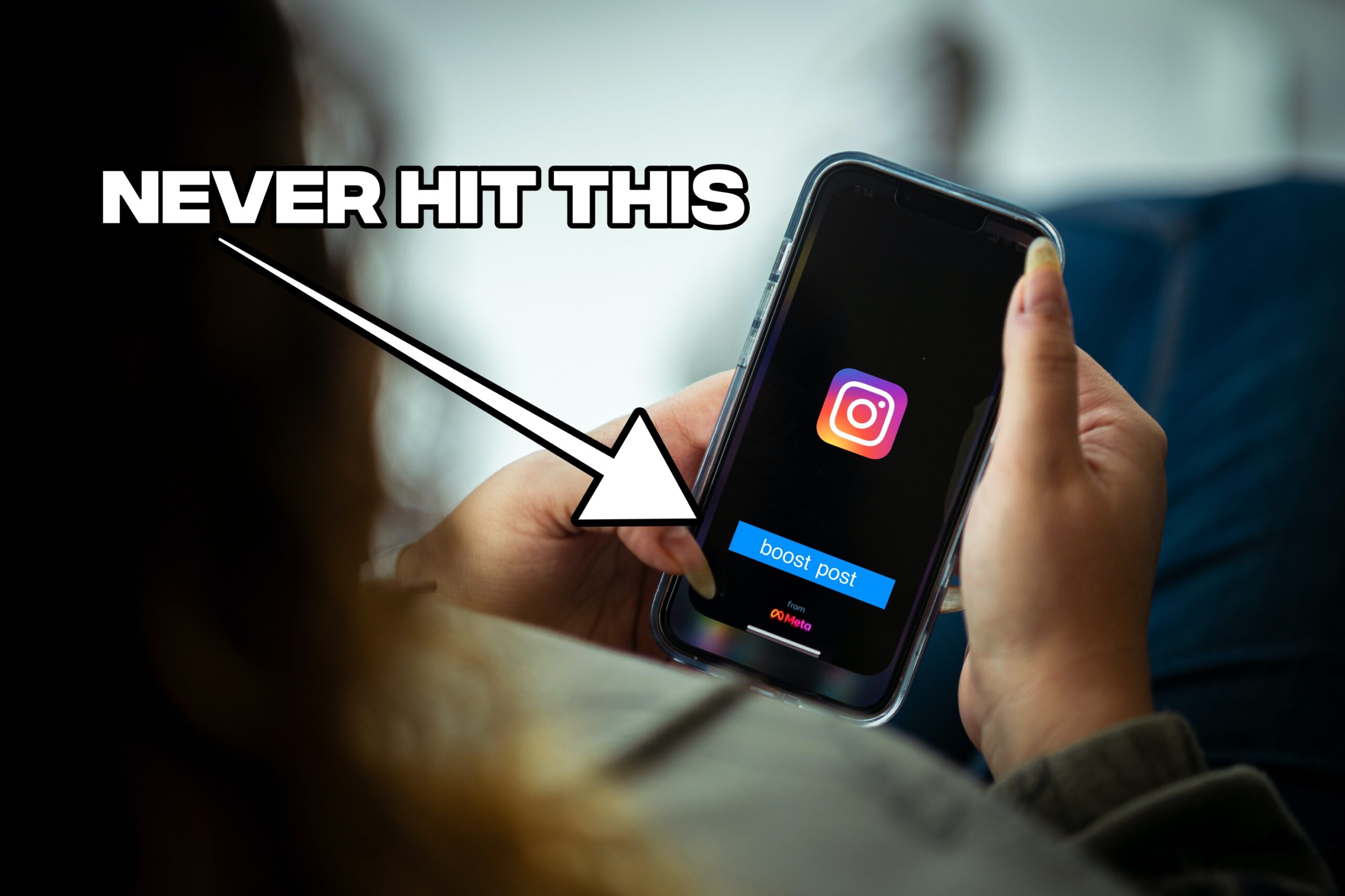b1oosting your facebook and instagram posts is a bad idea
