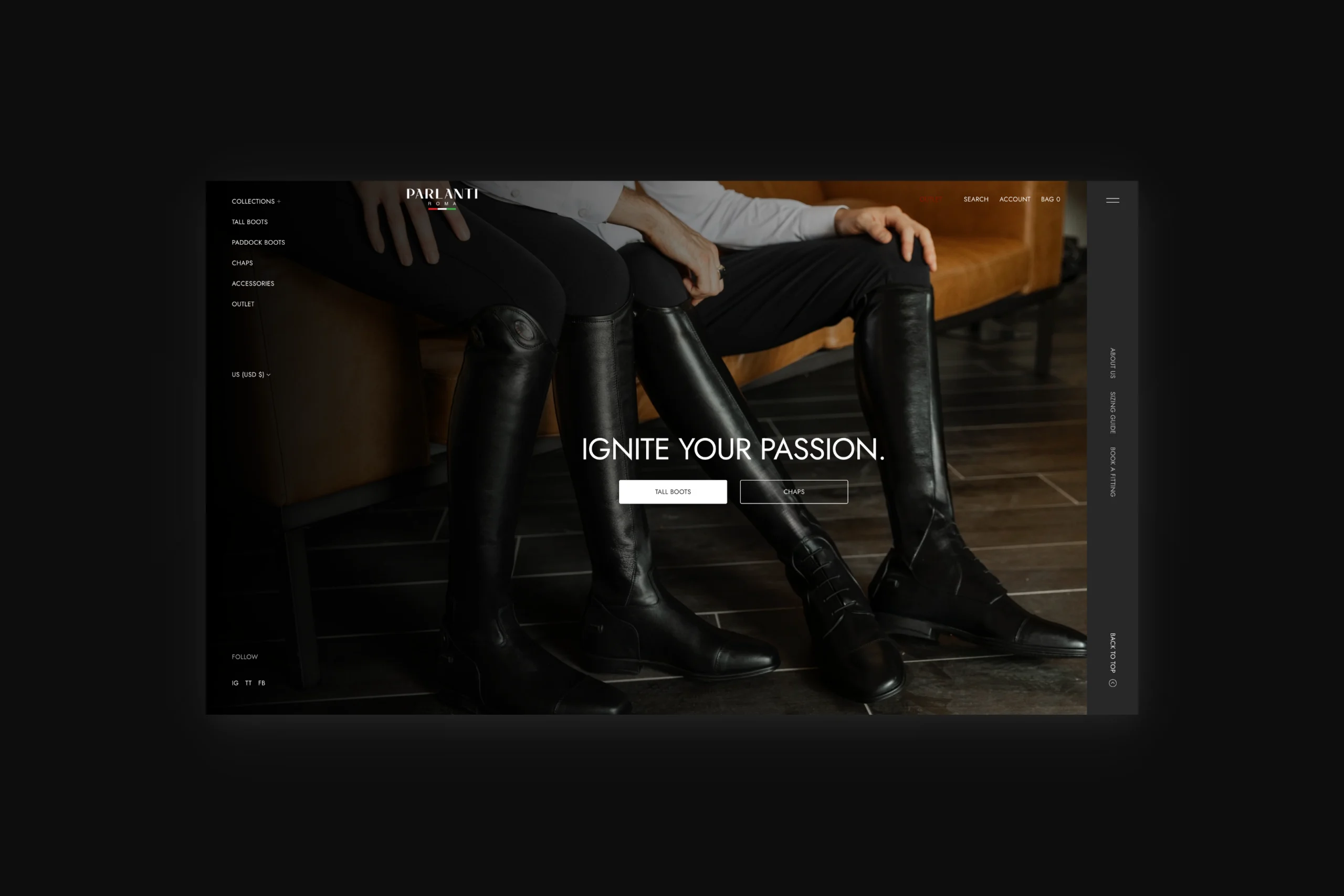 equestrian website and web design