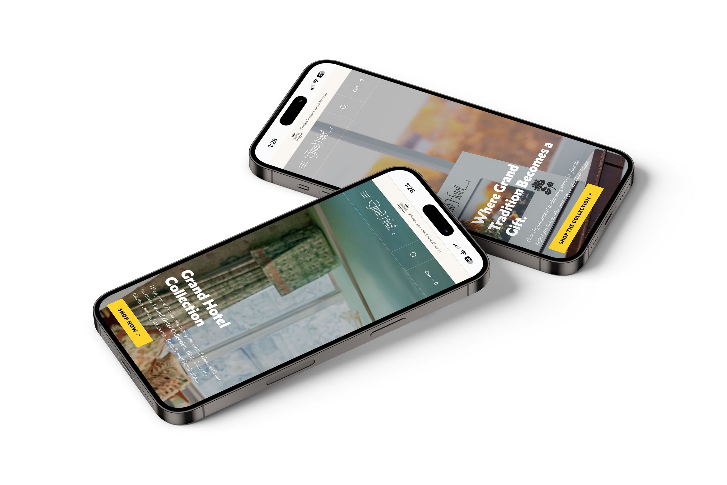 grand hotel phones white